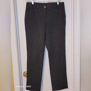 White House/Black Market Gray Pants, Size 8